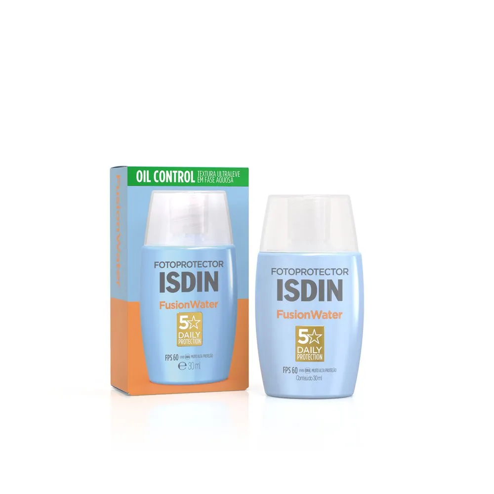 Isdin Fusion Water Protetor Solar 30ml Fps60 Oil Control